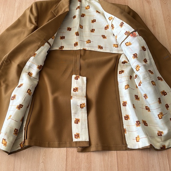 Vintage mustard suit jacket - Picture 7 of 10